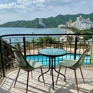 Espectacular Vista A La Playa El Rodadero Apartment